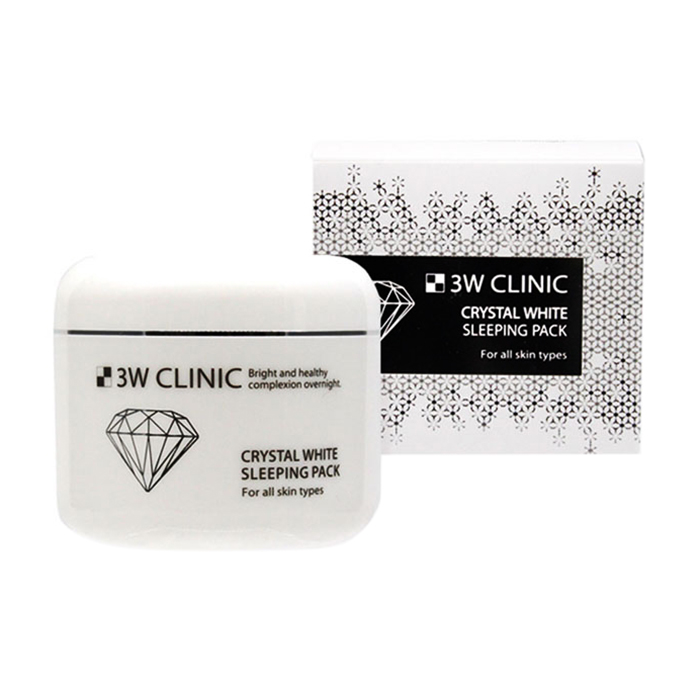 Нічна маска для обличчя 3W Clinic Crystal White Sleeping Pack, 100 мл